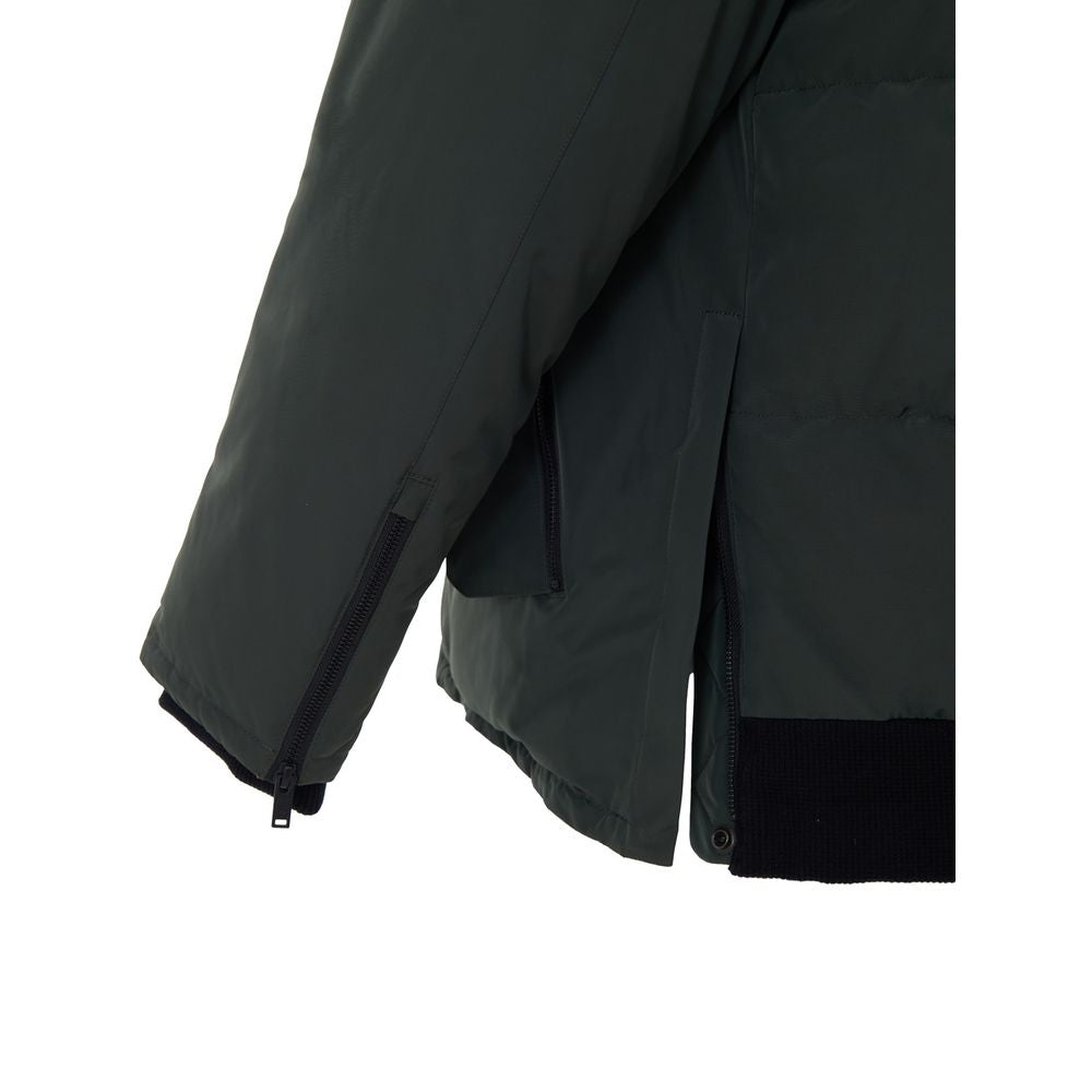 Green Nylon Parka