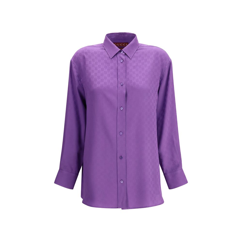 Purple Silk Shirt