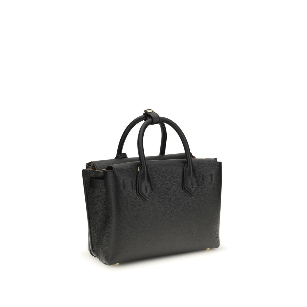 Black Calf Leather Bos Taurus Handbag
