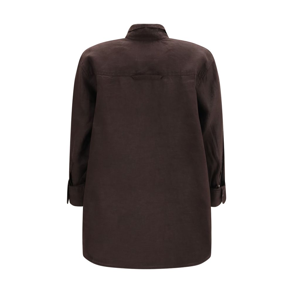 Brown Linen Shirt