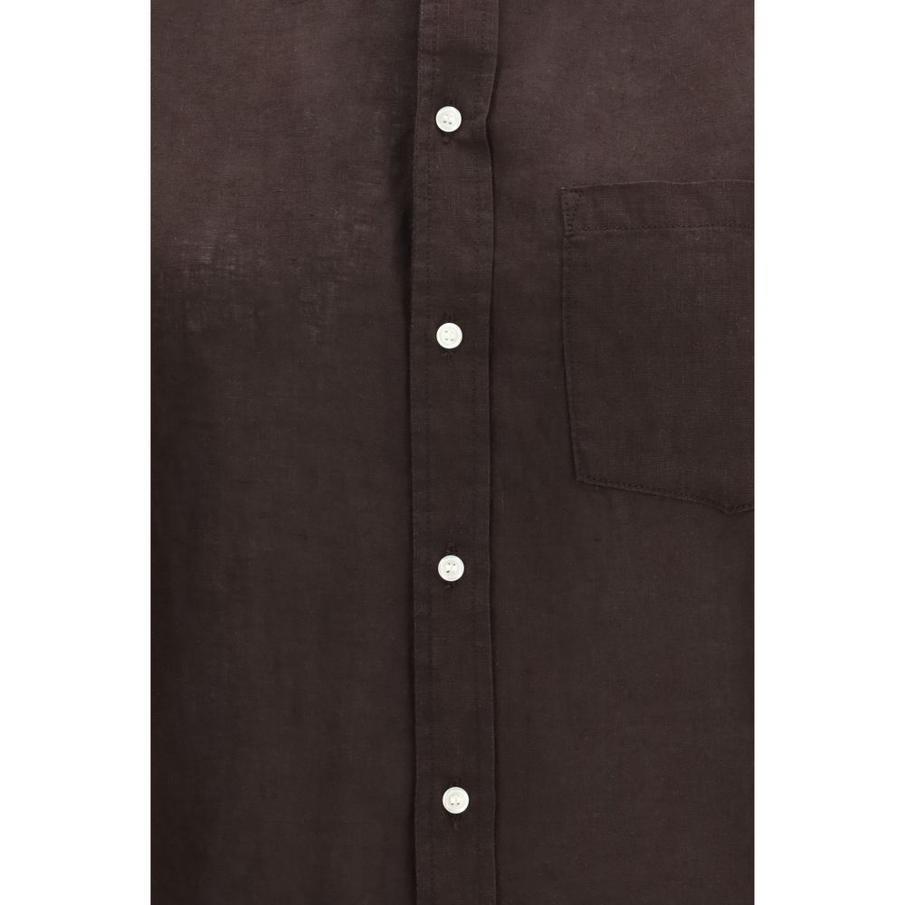Brown Linen Shirt
