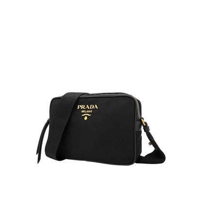 Black Nylon Shoulder Bag