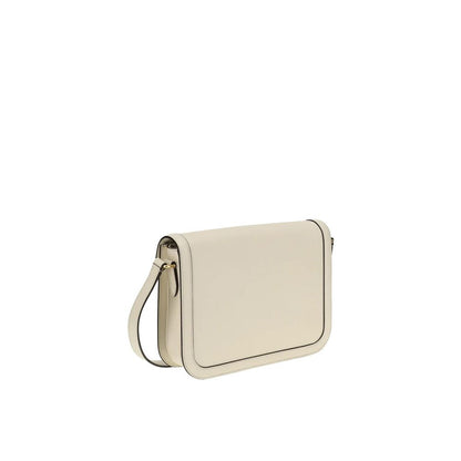 White Leather Shoulder Bag