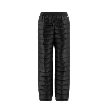 Black Polyamide Casual Pants