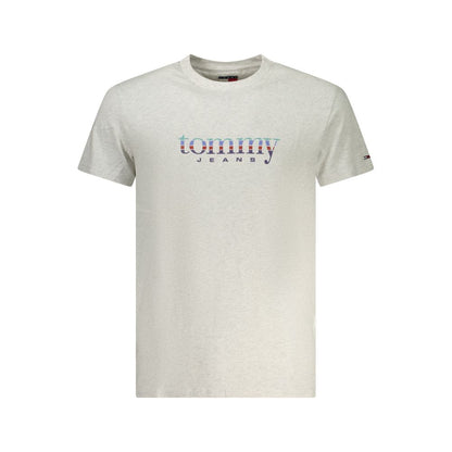 Gray Cotton Men's T-Shirt