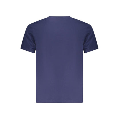 Blue Cotton Men's T-Shirt