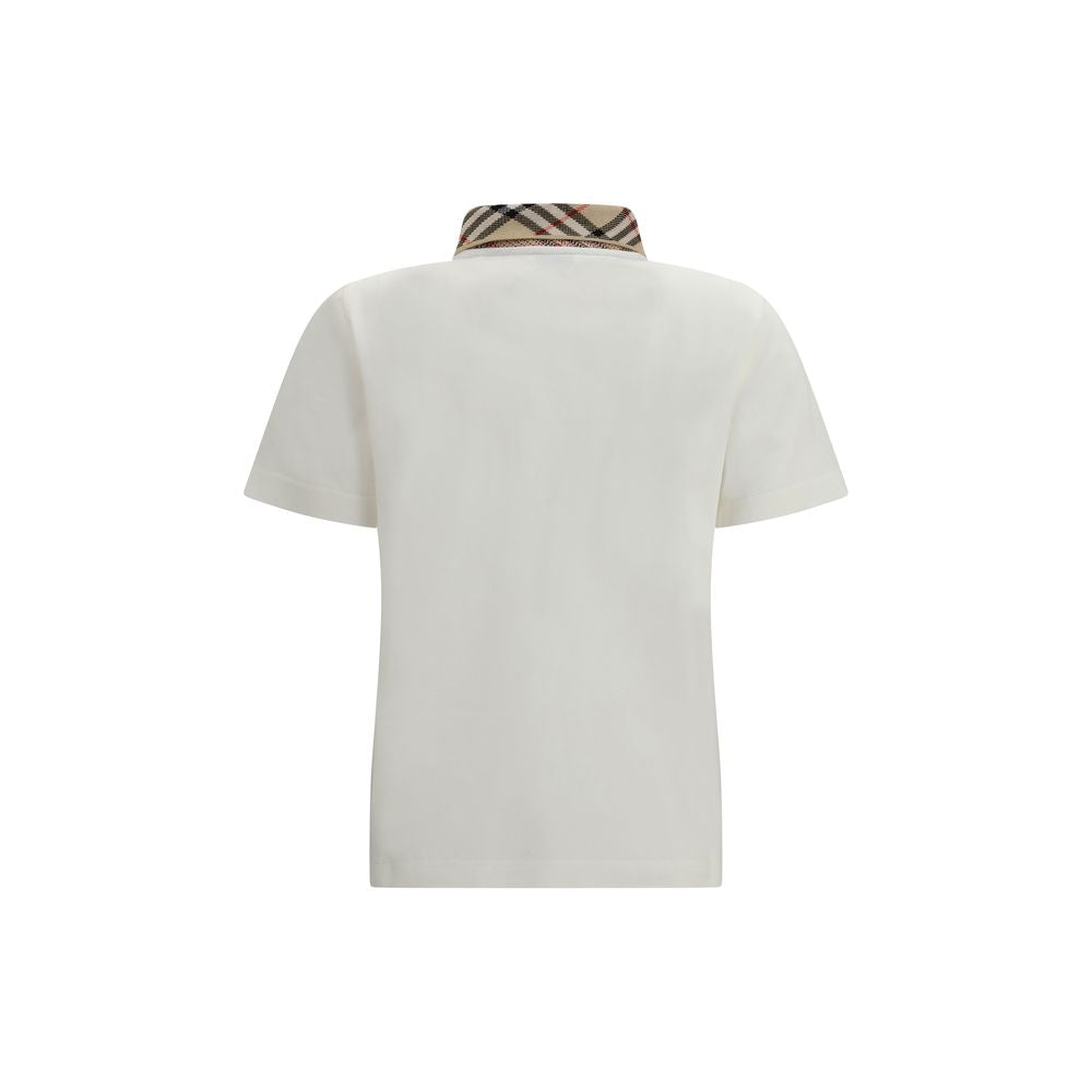 White Cotton Polo Shirt