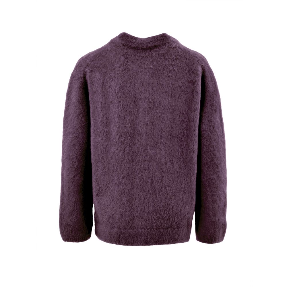 Bordeaux Wool Cardigan