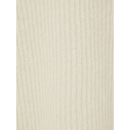 White Wool Polo Shirt