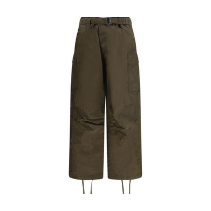 Bicolor Nylon Cargo Pants