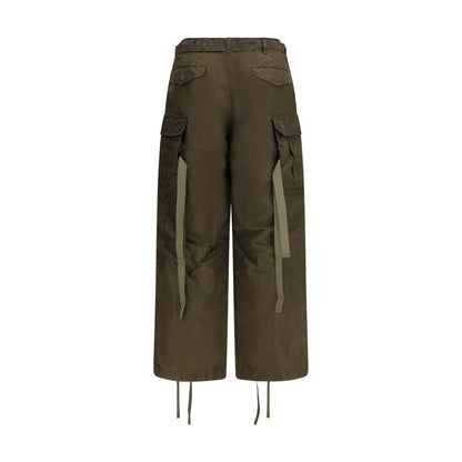 Bicolor Nylon Cargo Pants