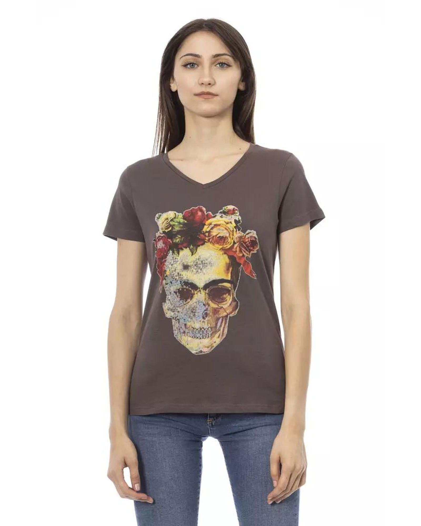 Brown Cotton T-Shirt