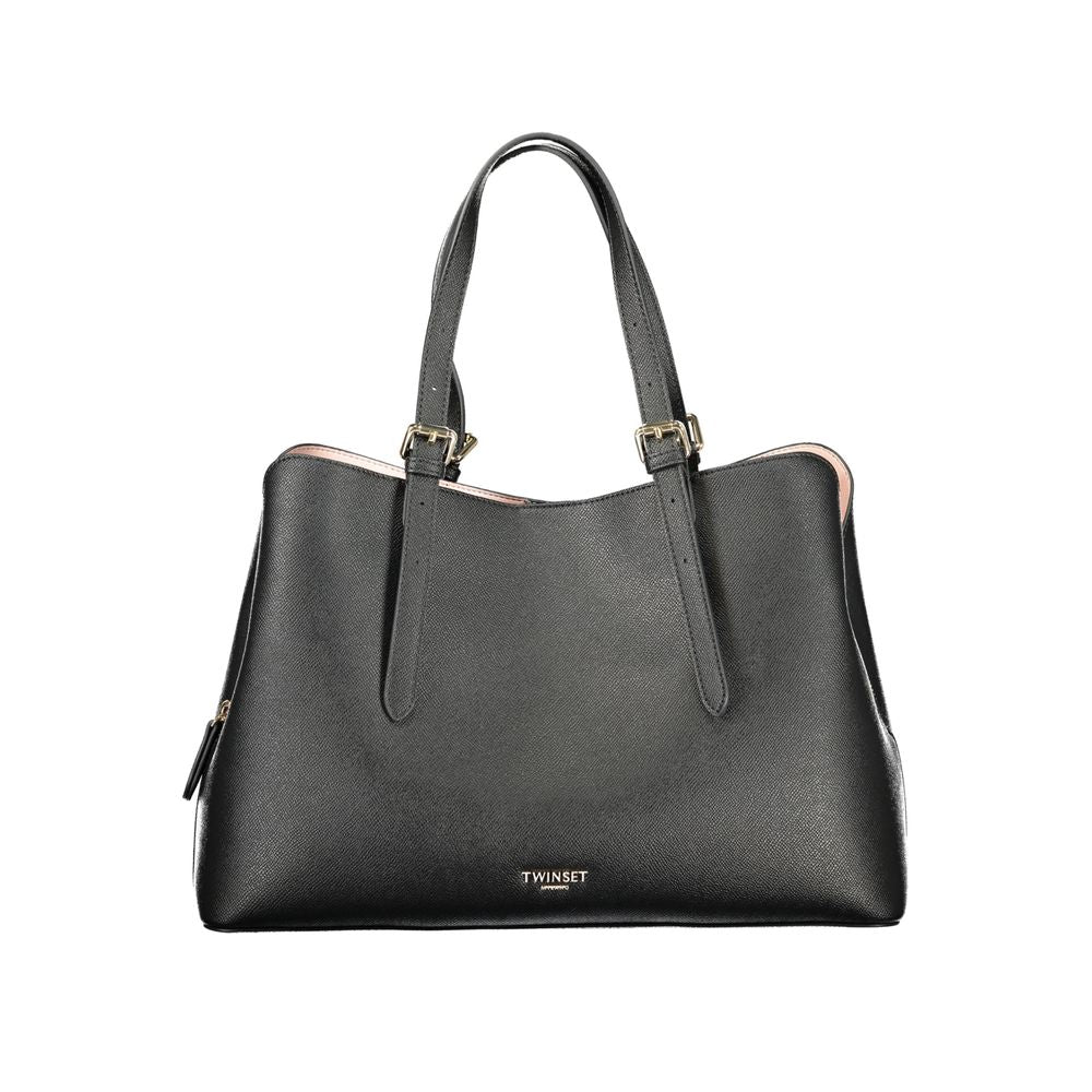 Nero Polyurethane Women Tote