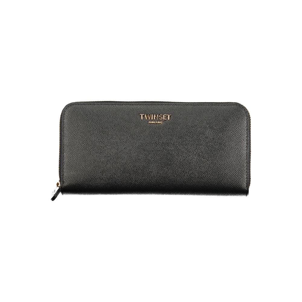 Nero Poliuretano Women Wallet