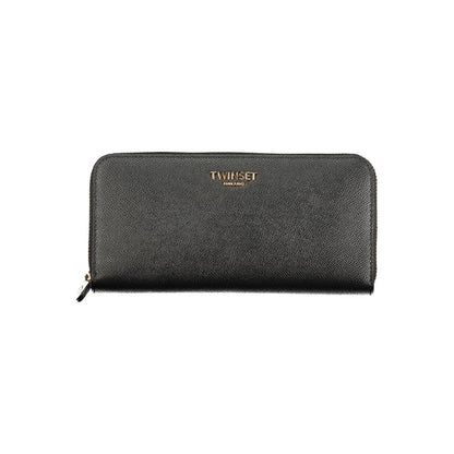Nero Poliuretano Women Wallet