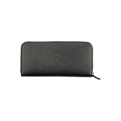Nero Poliuretano Women Wallet