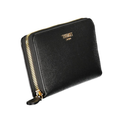 Nero Poliuretano Women Wallet