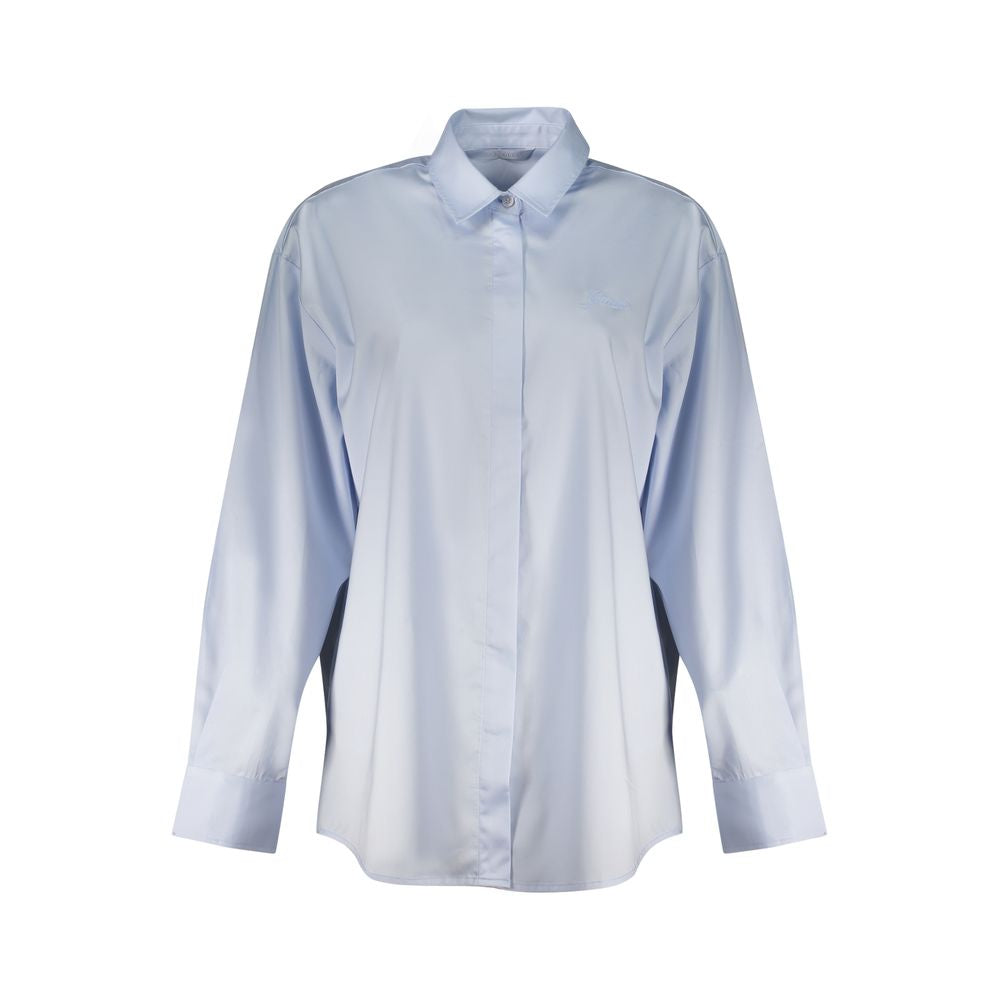 Azzurro Cotton Women Shirt