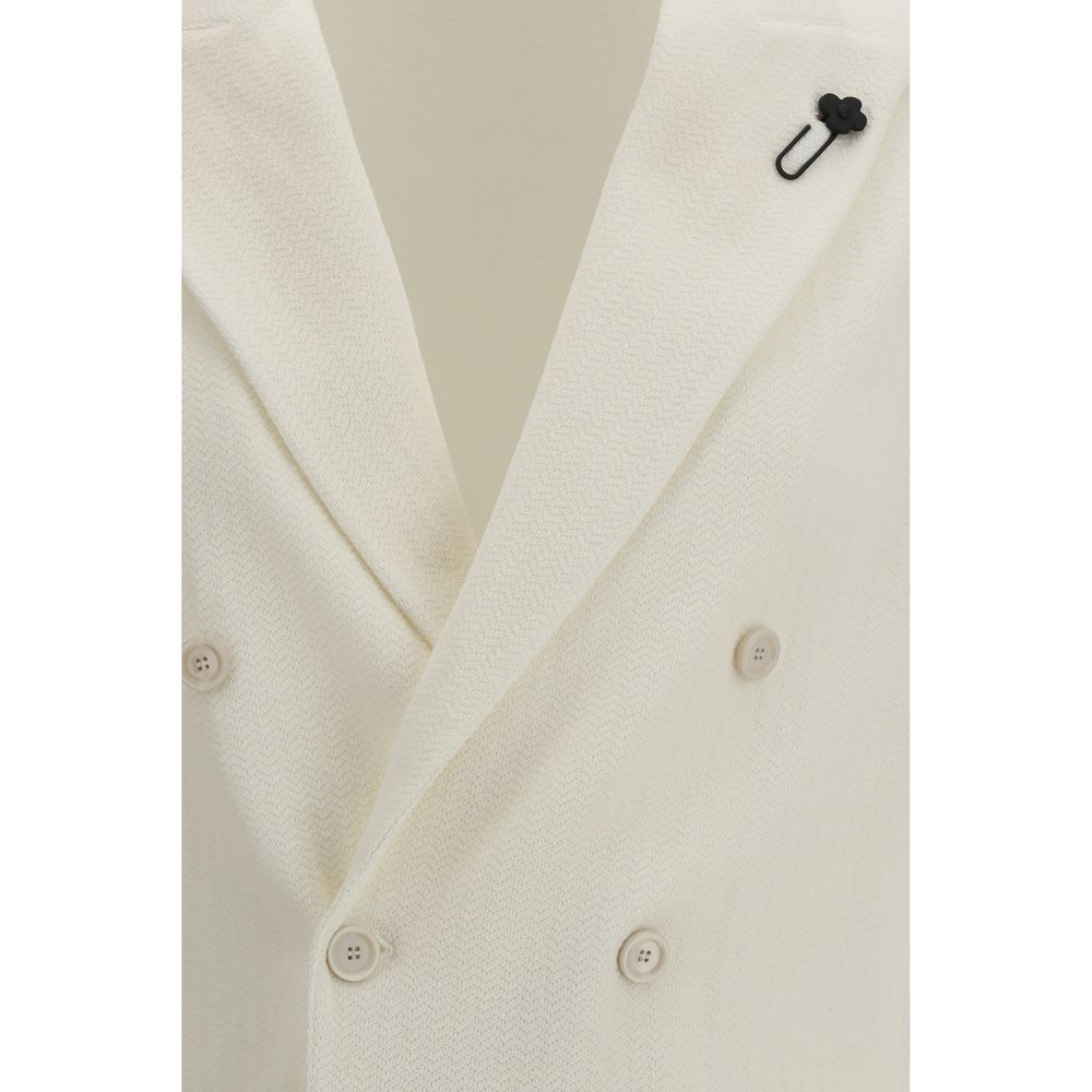 White Cotton Blazer