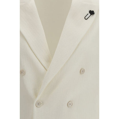 White Cotton Blazer
