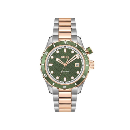 Gray Stainless Steel Dress Watch