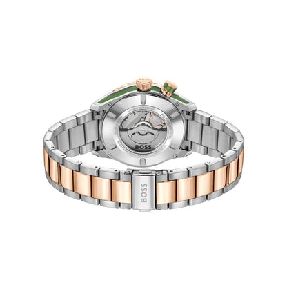 Gray Stainless Steel Dress Watch