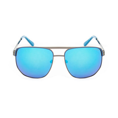 Gray Metal Sunglasses
