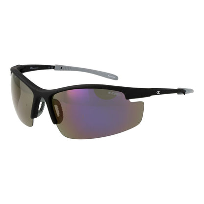 Blue Stainless Steel Sunglasses
