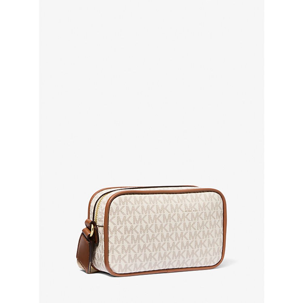 Beige Leather Crossbody Bag