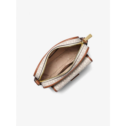 Beige Leather Crossbody Bag