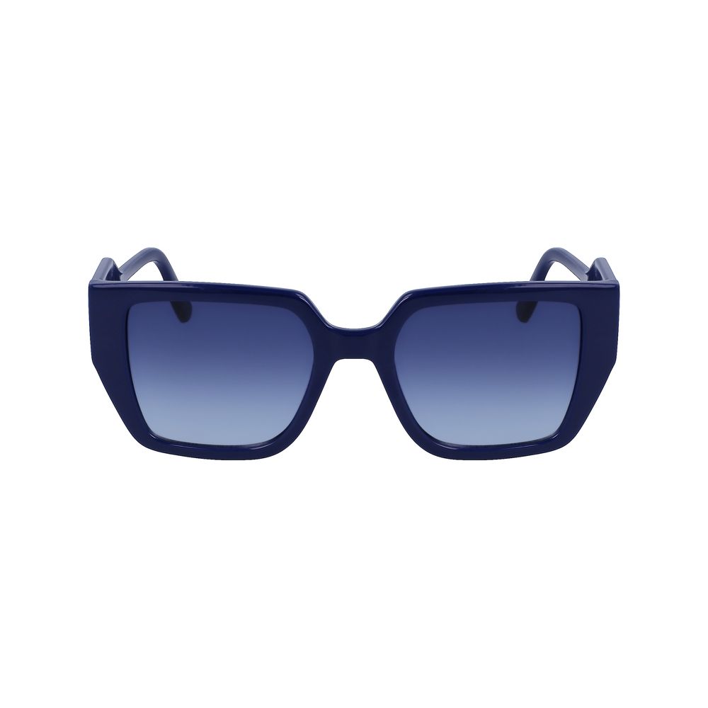 Blue Injected Sunglasses