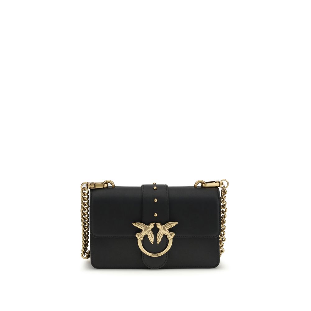 Black Calf Leather Bos Taurus Shoulder Bag