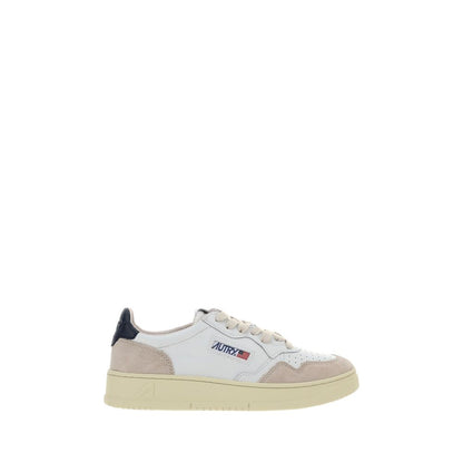 White Rubber Low Top Sneakers