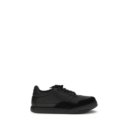 Black Calf Leather Bos Taurus Low Top Sneakers