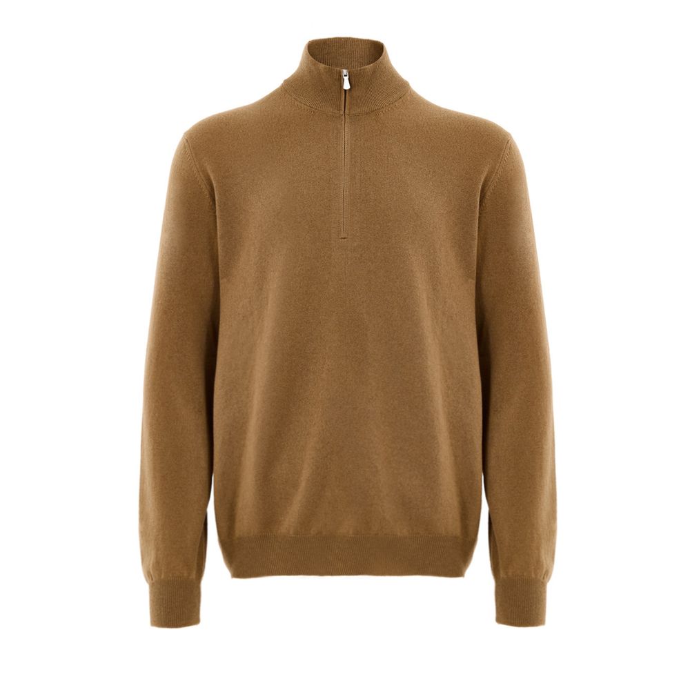 Brown Wool Turtleneck