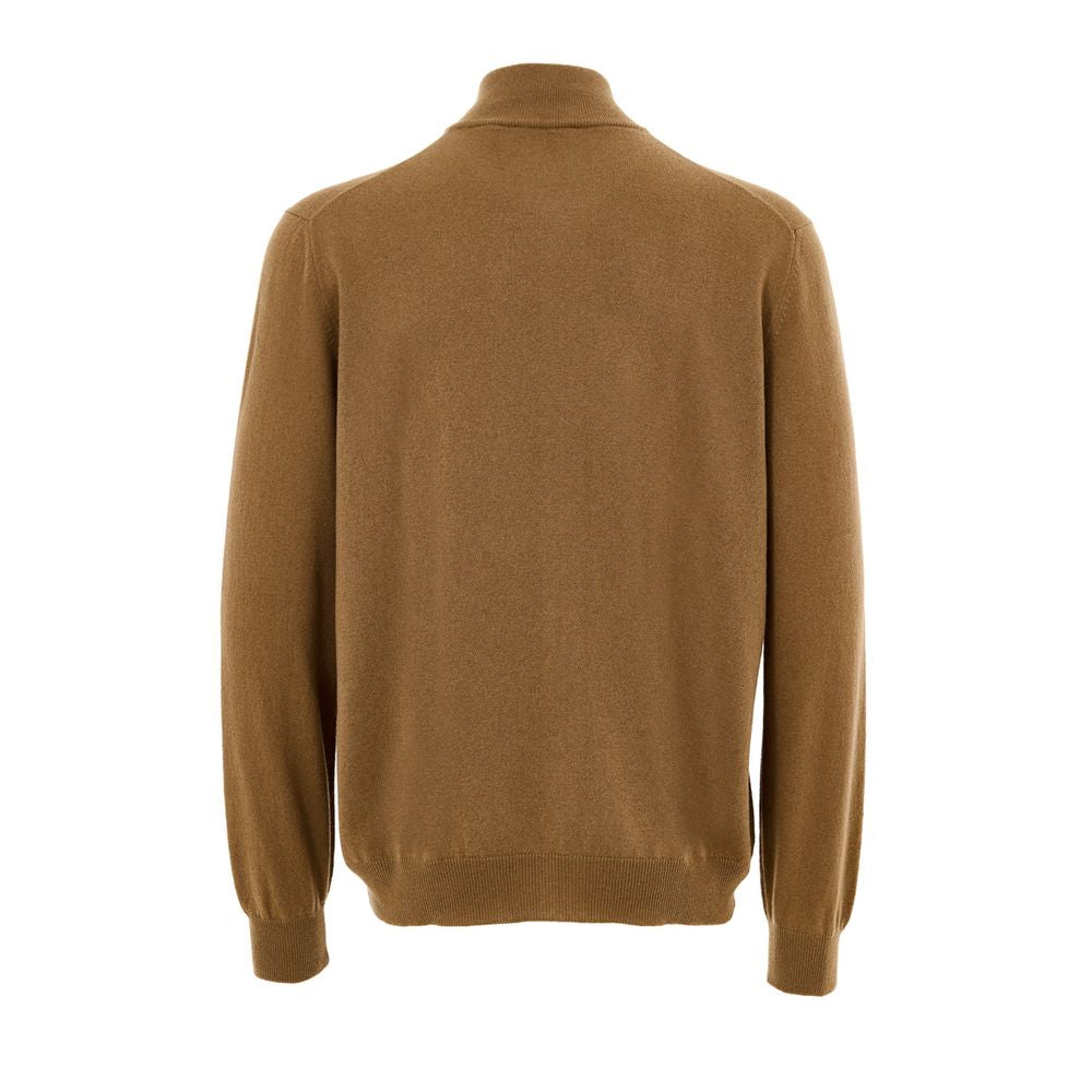 Brown Wool Turtleneck