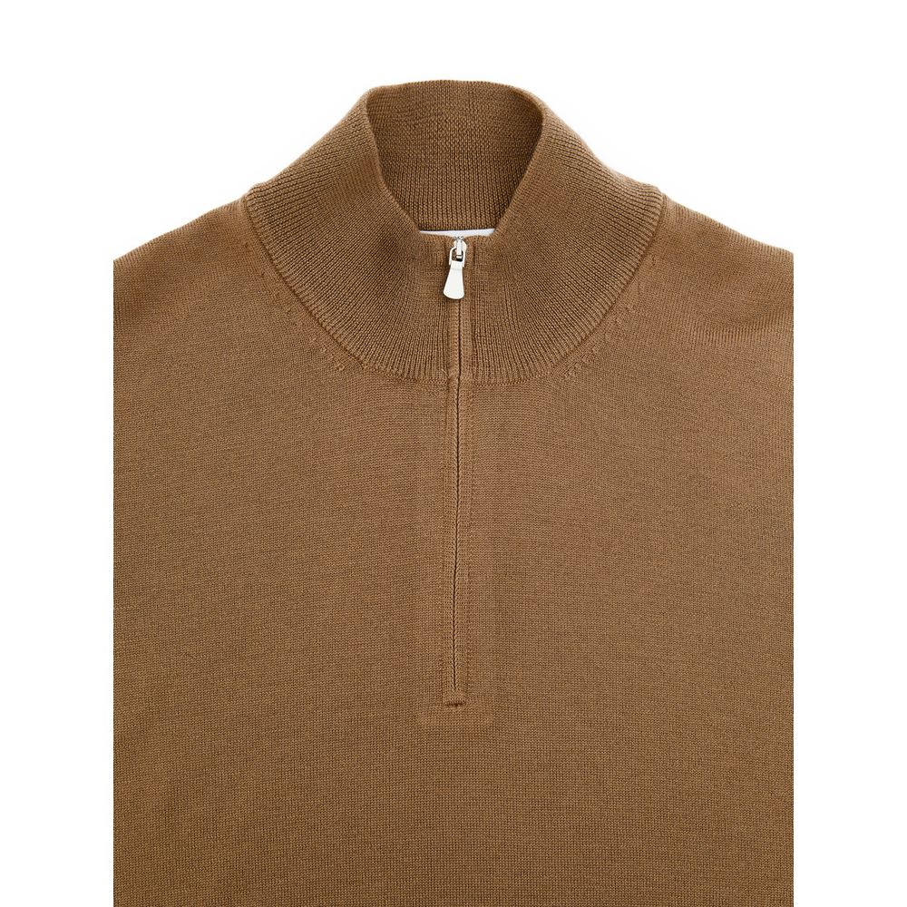 Brown Wool Turtleneck