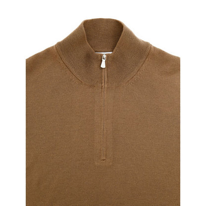 Brown Wool Turtleneck