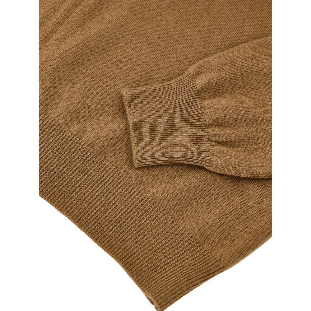 Brown Wool Turtleneck