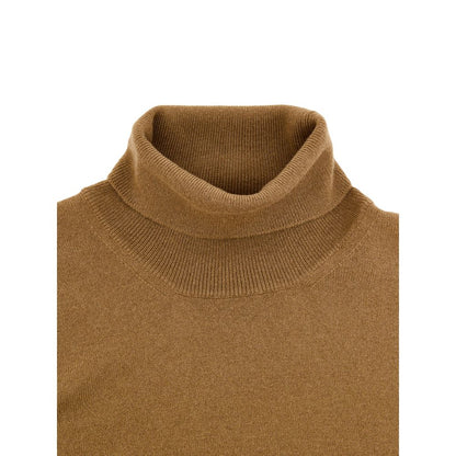 Brown Wool Turtleneck