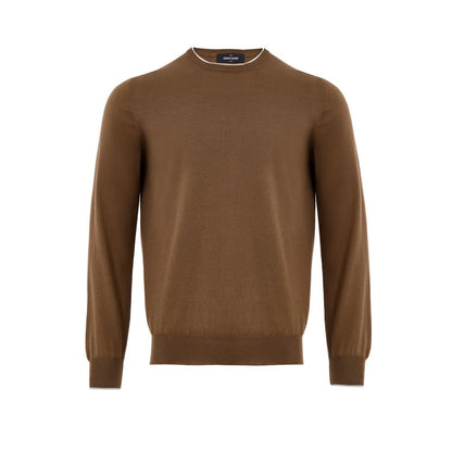 Brown Silk Sweatshirt