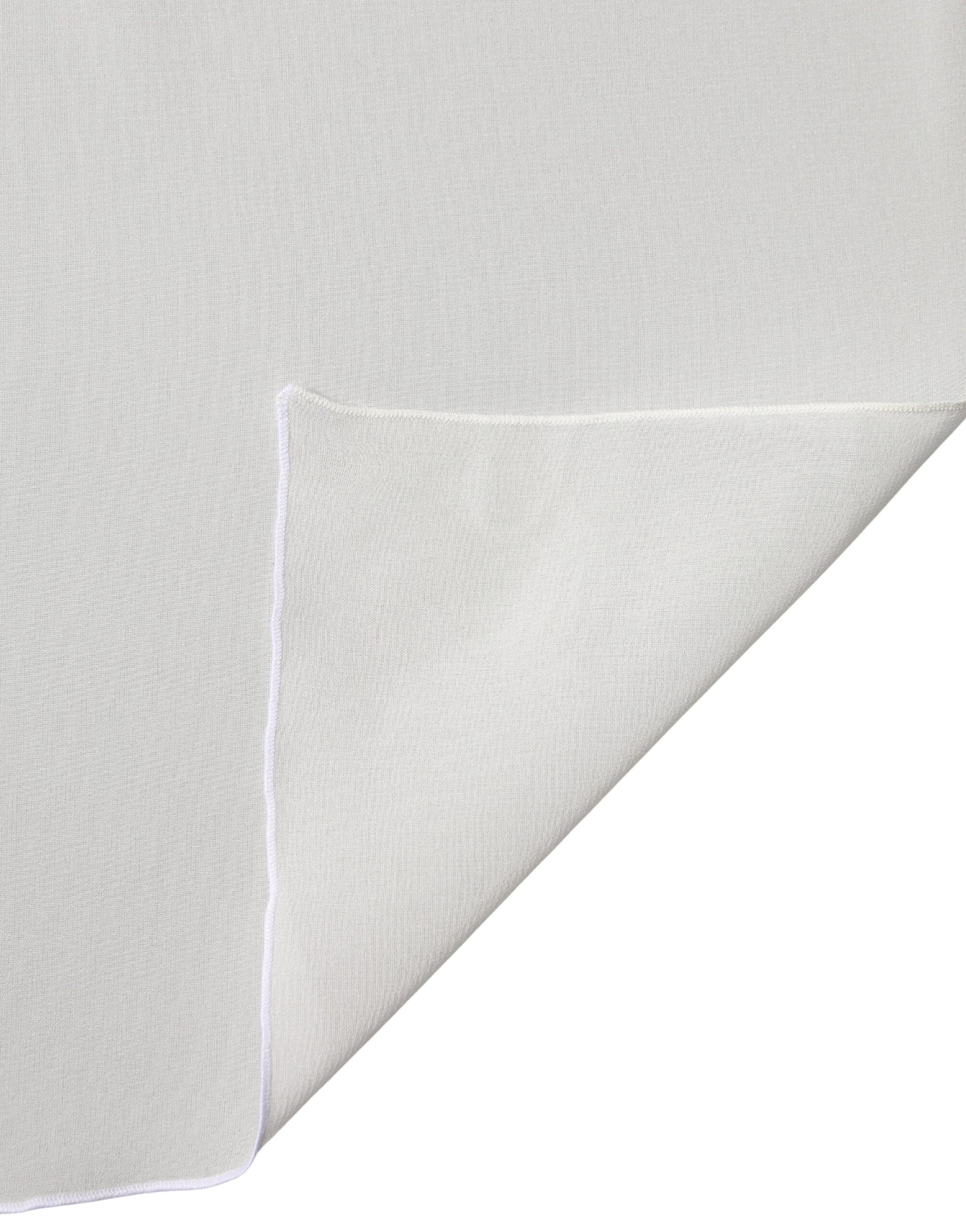 Off White Silk Neck Wrap Shawl Stole 200cm x 64cm Scarf