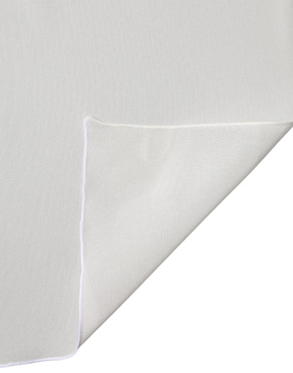 Off White Silk Neck Wrap Shawl Stole 200cm x 64cm Scarf