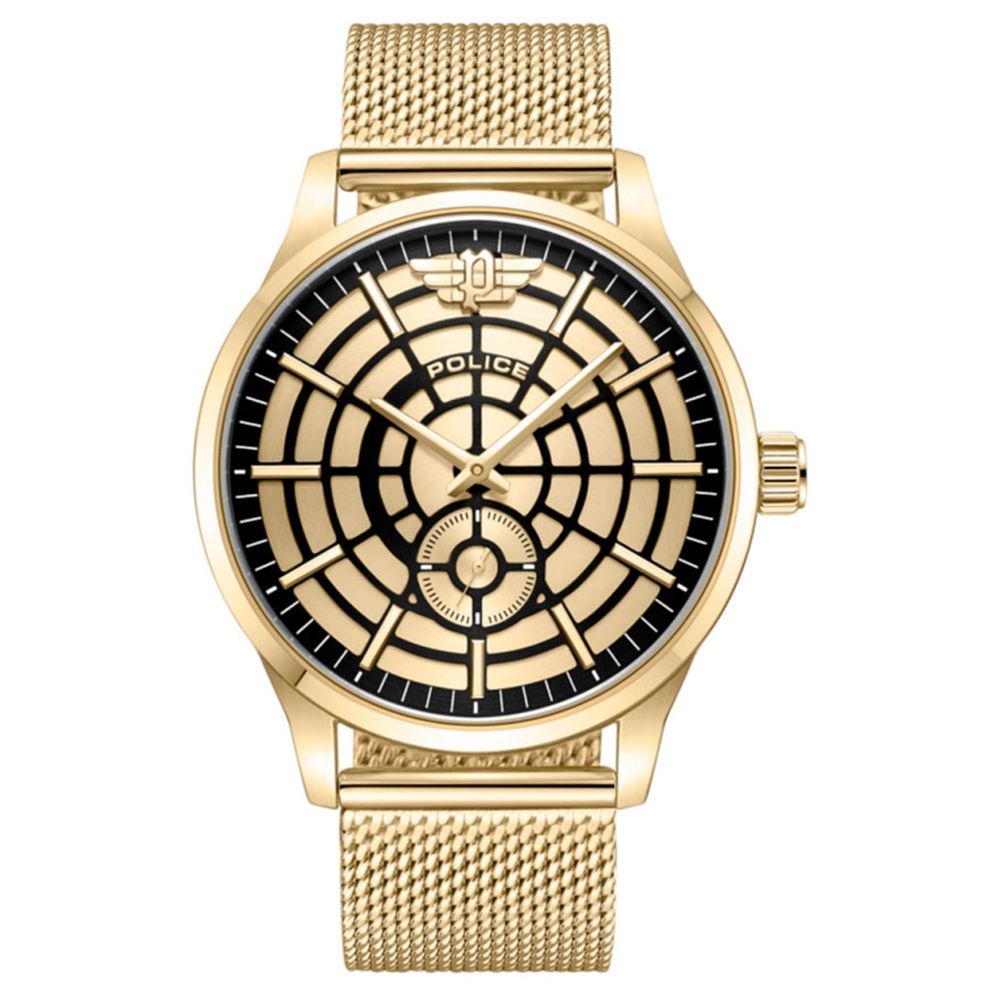 Gold Stainless Steel Dress Watch