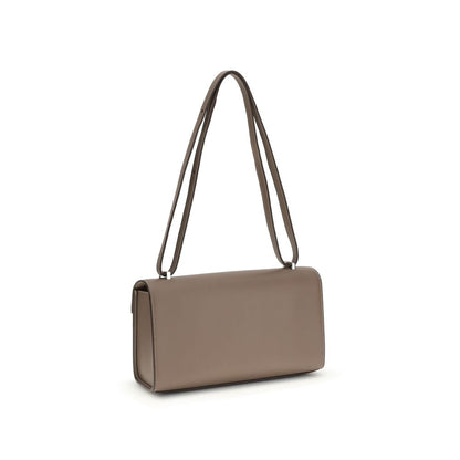 Gray Calf Leather Bos Taurus Shoulder Bag