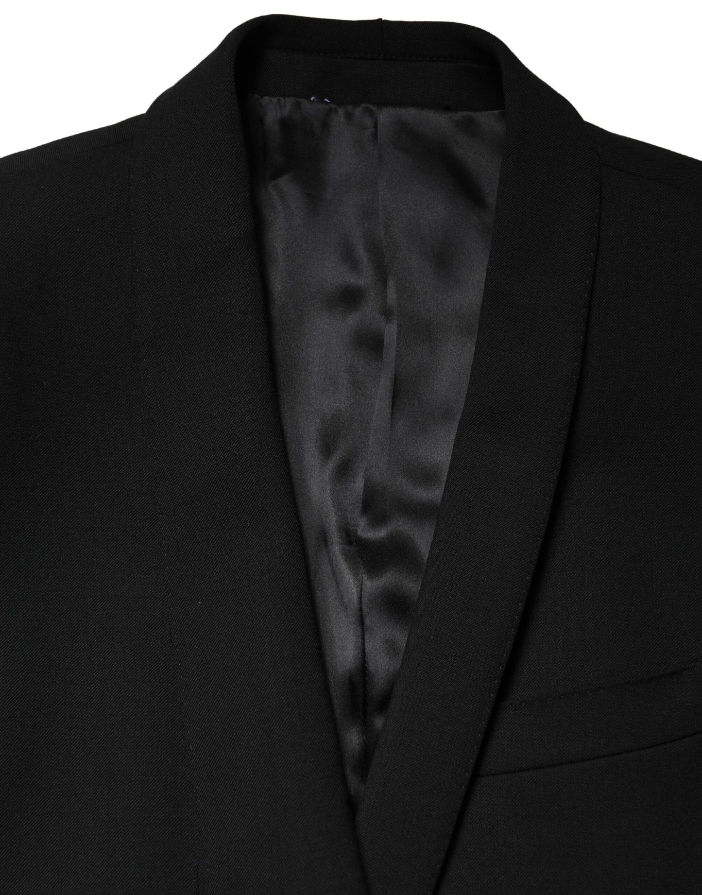 Black Embellished Single Breasted Blazer