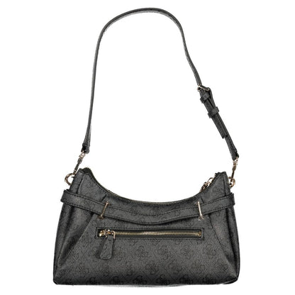 Nero Polyurethane Women Handbag