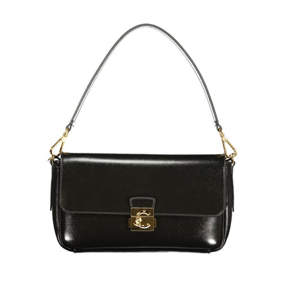 Black Leather Women Handbag