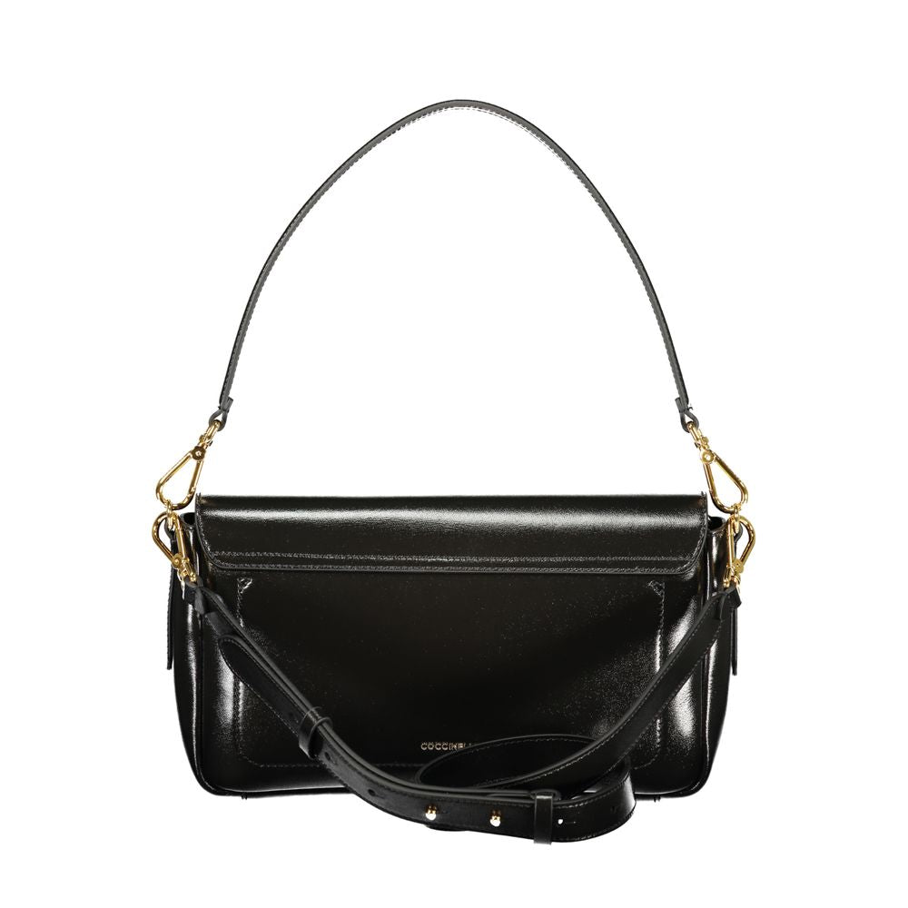 Black Leather Women Handbag