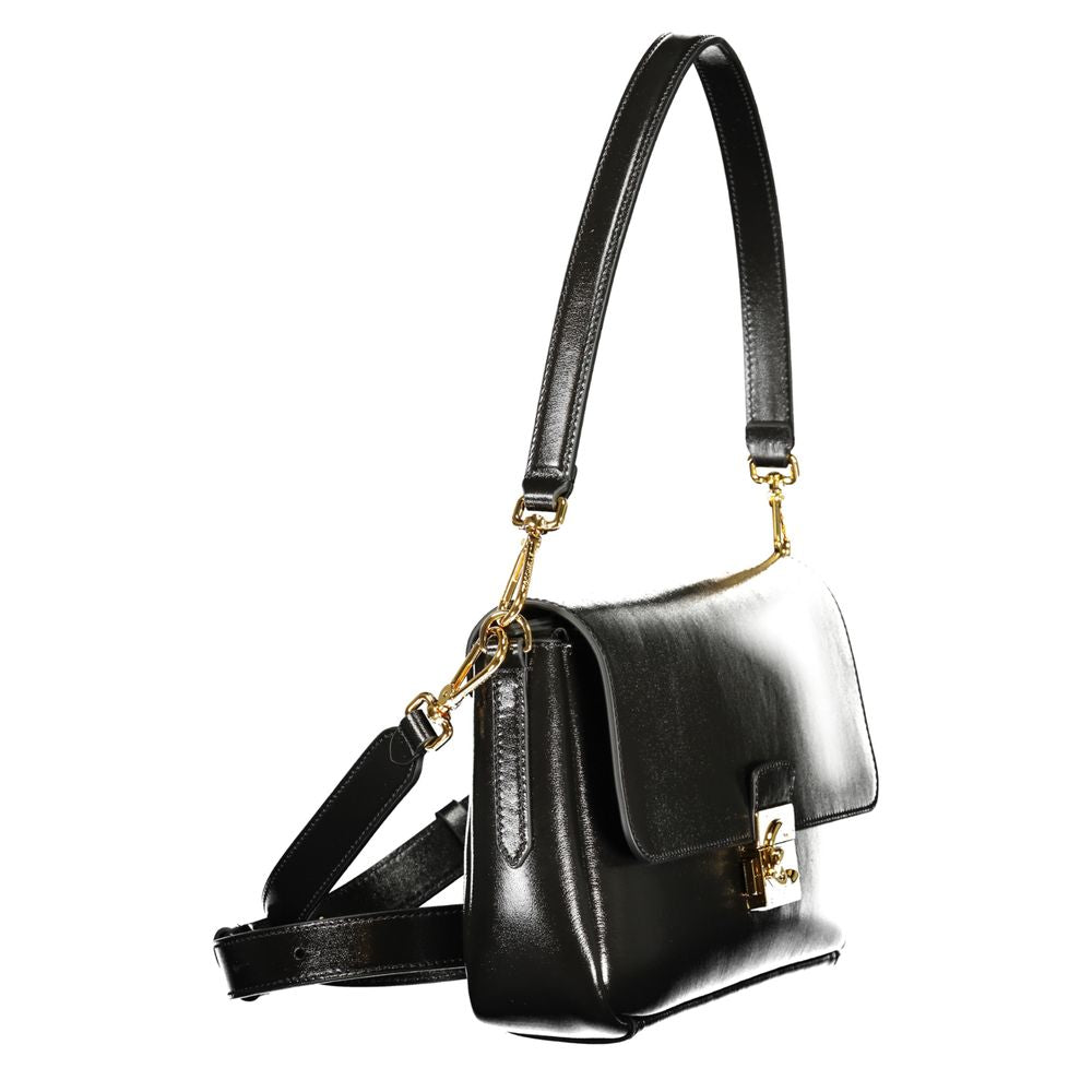 Black Leather Women Handbag